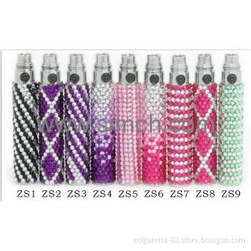 New products 2013-2014 hot selling diomand battery ego battery